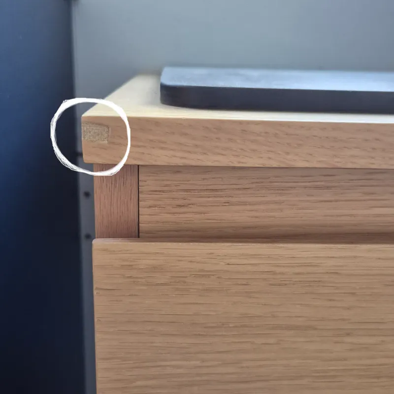 OUTLET: Quadro Bad Oslo 90 cm Baderomsmøbel Lys Eik - Utstilling
