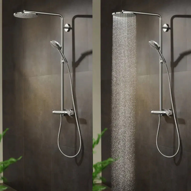 Hansgrohe Raindance Select S Showerpipe 240 1jet PowderRain