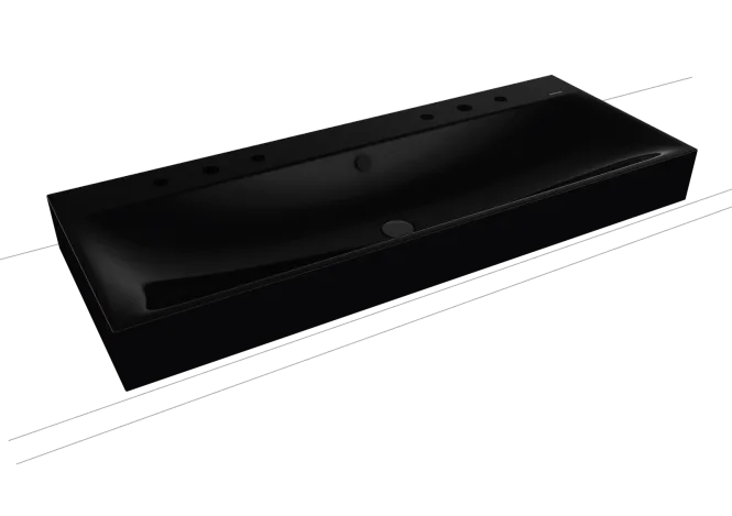 Hovedbilde Kaldewei SILENIO Toppmontert Servant Mod 3049 120x46 cm, Black, 2 x 3 ...