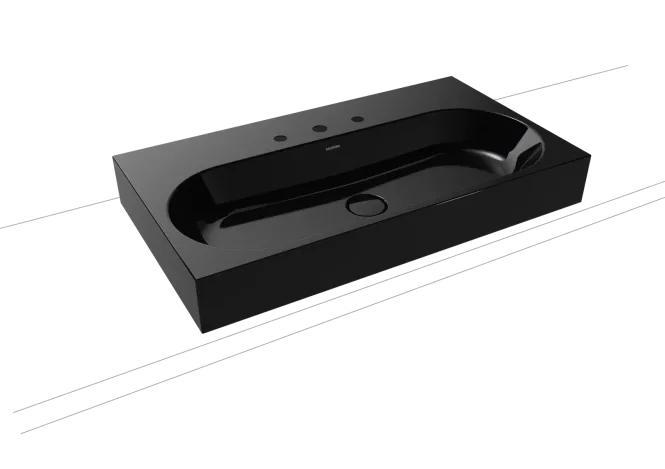 Hovedbilde Kaldewei CENTRO Mod 3058 Toppmontert Servant, 90x50 cm, Black, 3 ...
