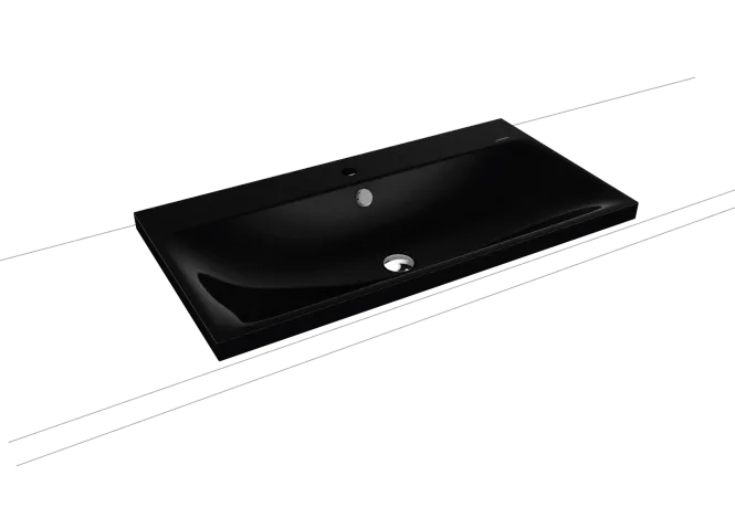 Hovedbilde Kaldewei SILENIO Toppmontert Servant Mod 3041 90x46 cm, Black, 1 ...