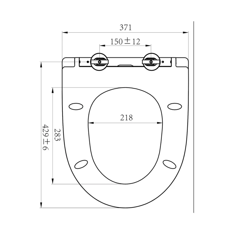 Esbada Edge slim toalettsete