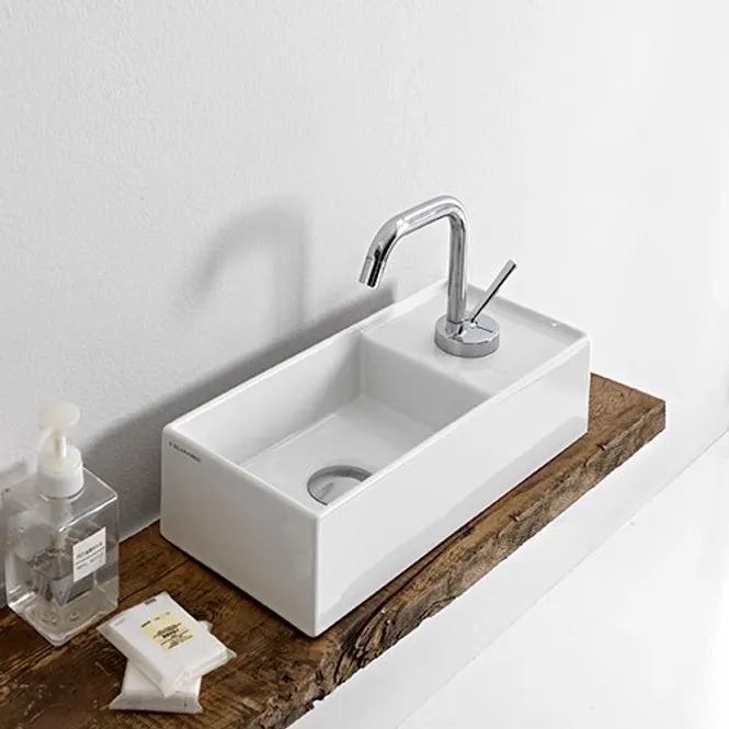 Hovedbilde OUTLET: Scarabeo Teorema 2.0 servant 41x19 cm toppmontert