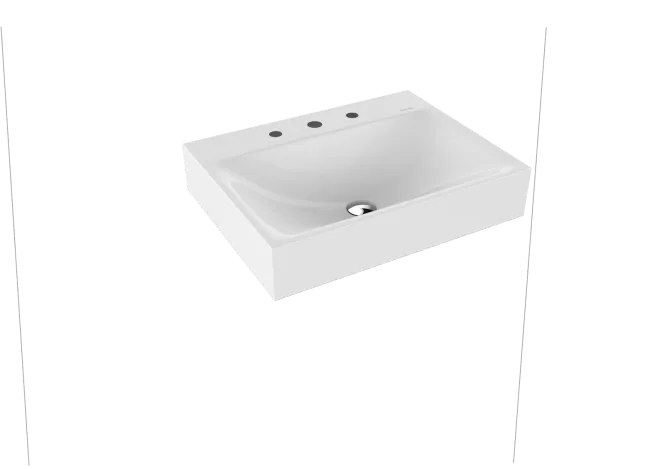 Hovedbilde Kaldewei SILENIO Vegghengt Servant Mod 3044 60x46 cm, Alpine White, 3 ...