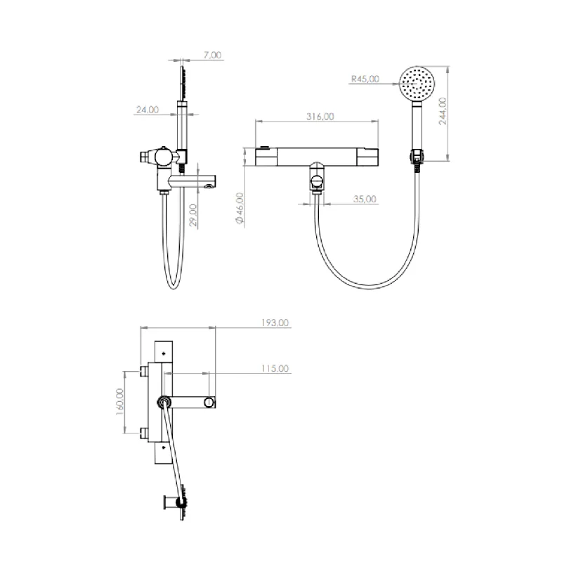 Tapwell ARM026 badekarbatteri