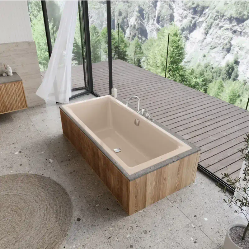 Kaldewei PURO NEXT COMBI Mod 1436 Innebygd Badekar 180x80 cm