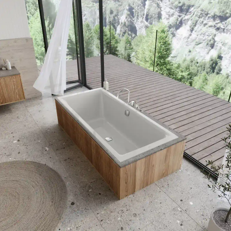 Kaldewei PURO NEXT COMBI Mod 1433 Innebygd Badekar 170x70 cm