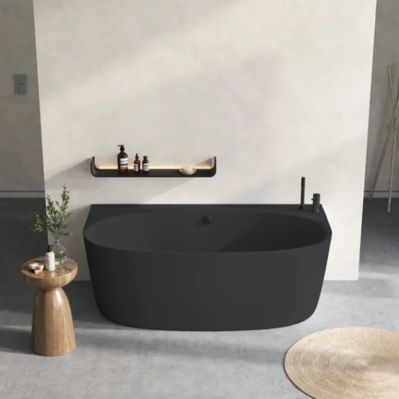 Strømberg Arden Back-To-Wall Badekar 160x86 cm