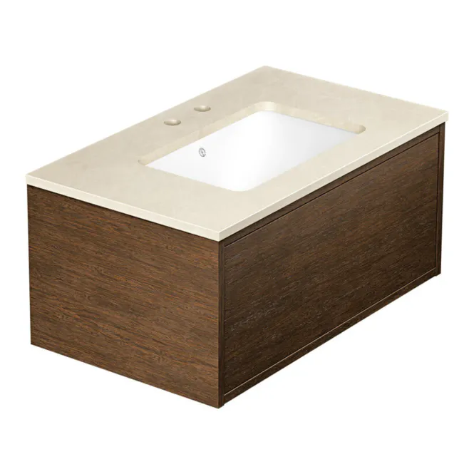 Hovedbilde Gustavsberg Ducentic Servantskap 80 cm med Beige Royal Benkeplate og ...