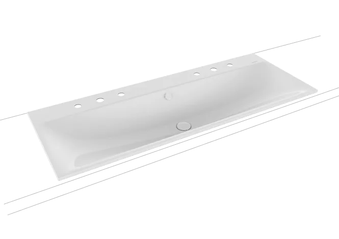 Hovedbilde Kaldewei SILENIO Nedfelt Servant Mod 3039 120x46 cm, Alpine White, 2 ...