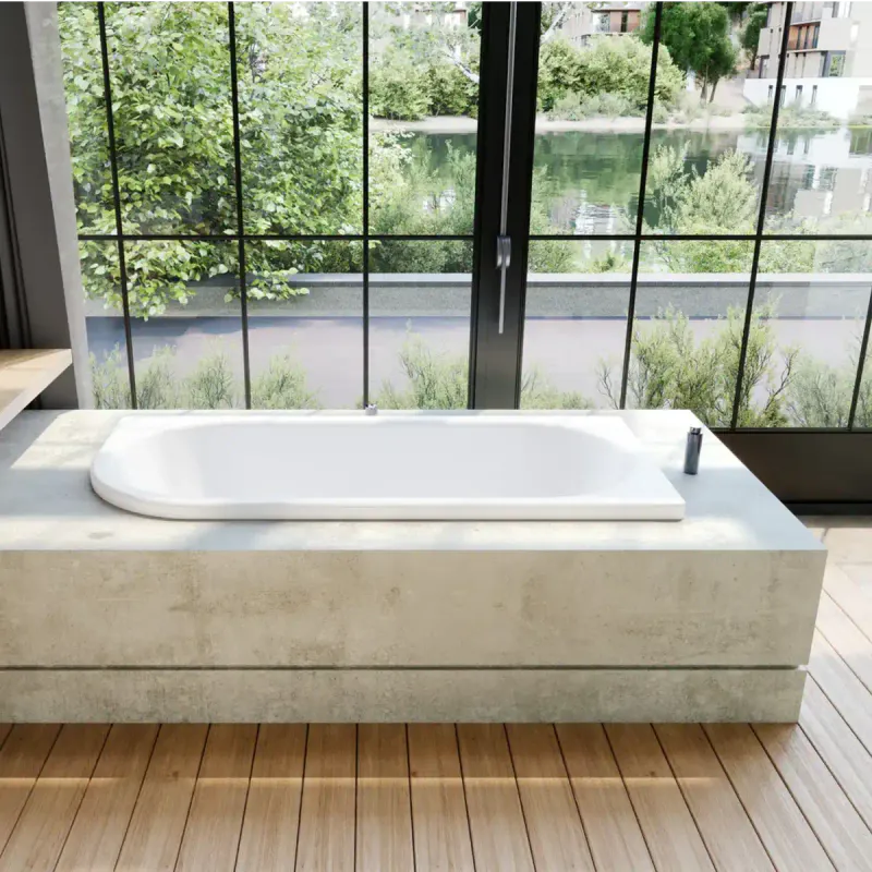 Kaldewei CENTRO DUO 1 VENSTRE Mod 129 Innebygd Badekar 170x75 cm