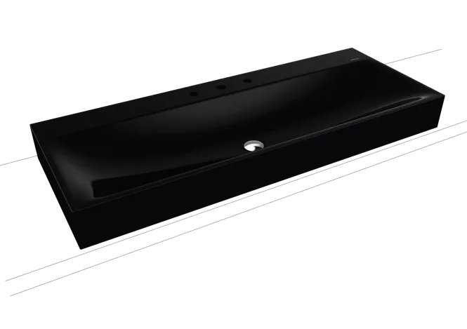 Hovedbilde Kaldewei SILENIO Toppmontert Servant Mod 3049 120x46 cm, Black, 2 x 3 ...