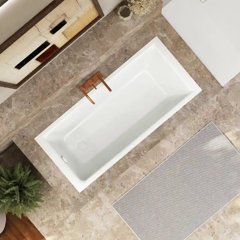 Kaldewei PURO NEXT Mod 1428 Innebygd Badekar 180x80 cm