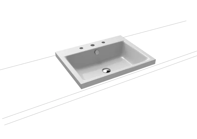 Hovedbilde Kaldewei PURO Mod 3154 Toppmontert Servant, 60x46 cm, Manhattan, 3 ...