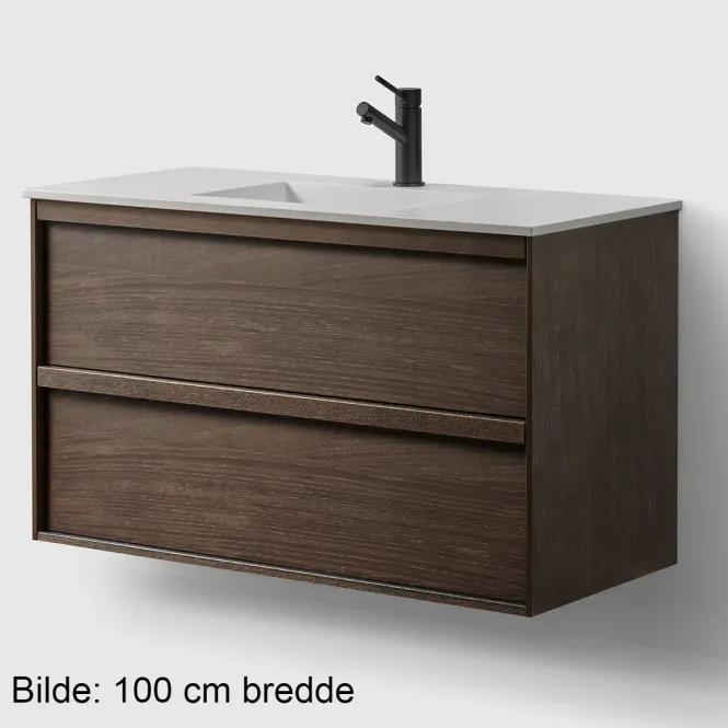 Hovedbilde Haven H2 Servantskap 60 cm med White Solid Integrert Servant