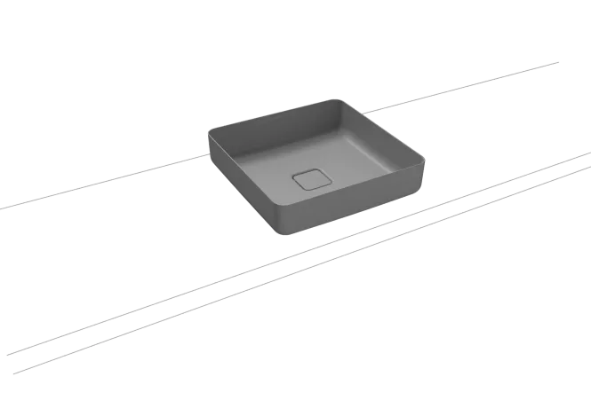 Hovedbilde Kaldewei MIENA Mod 3184 Toppmontert Servant, 40x40 cm, Cool Grey 30, ...