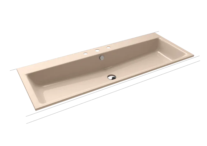 Hovedbilde Kaldewei PURO Mod 3169 Nedfelt Servant, 120x46 cm, Bahama Beige, 3 ...
