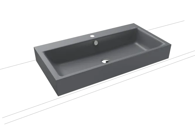 Hovedbilde Kaldewei PURO Mod 3158 Toppmontert Servant, 90x46 cm, Cool Grey 70, 1 ...