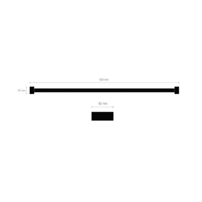 Hovedbilde OUTLET: QTOO Håndklestang 60 cm - blankpolert