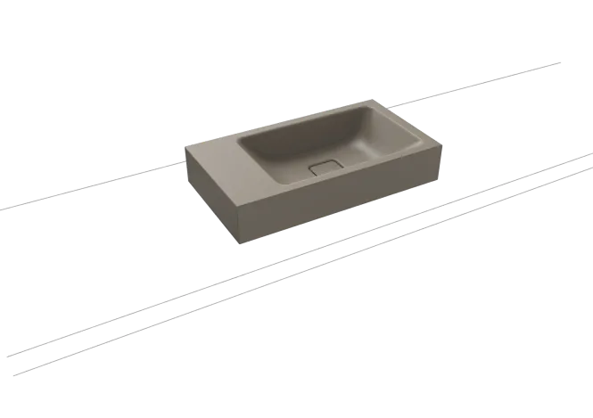 Hovedbilde Kaldewei CONO Mod 3074 Toppmontert Servant, 55x30 cm, Warm Grey 60, 0 ...