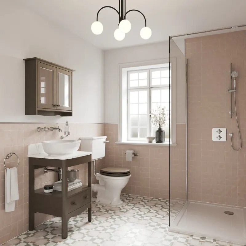 Burlington Guild Servantskap 58 cm med Carrara Benkeplate