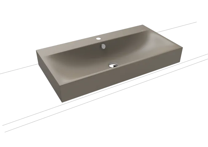 Hovedbilde Kaldewei SILENIO Toppmontert Servant Mod 3043 90x46 cm, Warm Grey 60, ...