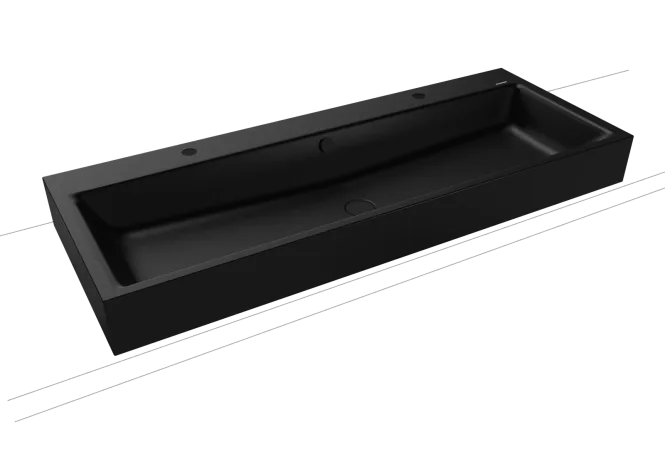 Hovedbilde Kaldewei PURO Mod 3168-D Dobbel Toppmontert Servant, 120x46 cm, Black ...