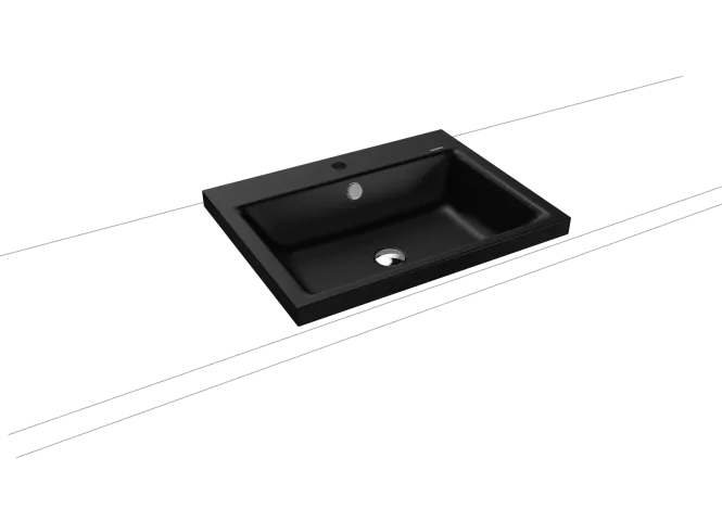 Hovedbilde Kaldewei PURO Mod 3154 Toppmontert Servant, 60x46 cm, Black Matt 100, ...