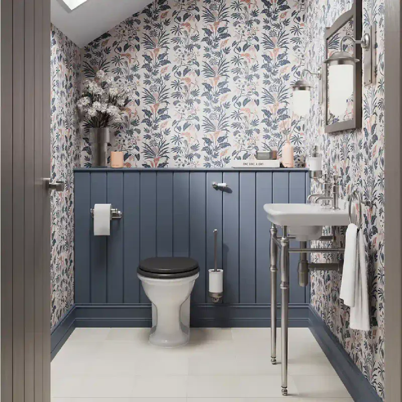 Burlington Guild Vegghengt Servant 85x55 cm og Rørstativ