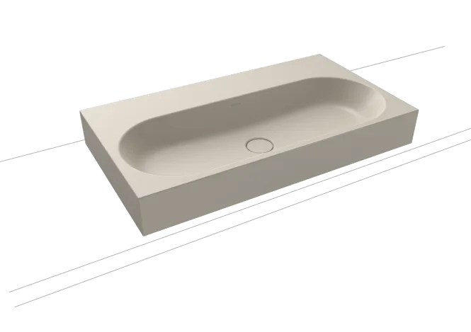 Hovedbilde Kaldewei CENTRO Mod 3058 Toppmontert Servant, 90x50 cm, Warm Grey 10, ...