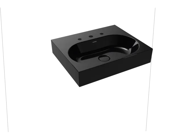 Hovedbilde Kaldewei CENTRO Mod 3061 Vegghengt Servant, 60x50 cm, Black, 3 ...