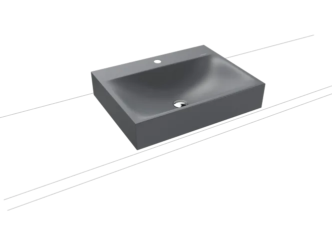 Hovedbilde Kaldewei SILENIO Toppmontert Servant Mod 3042 60x46 cm, Cool Grey 70, ...