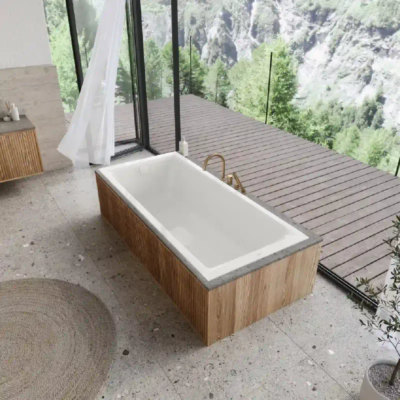 Kaldewei PURO NEXT Mod 1420 Innebygd Badekar 160x70 cm