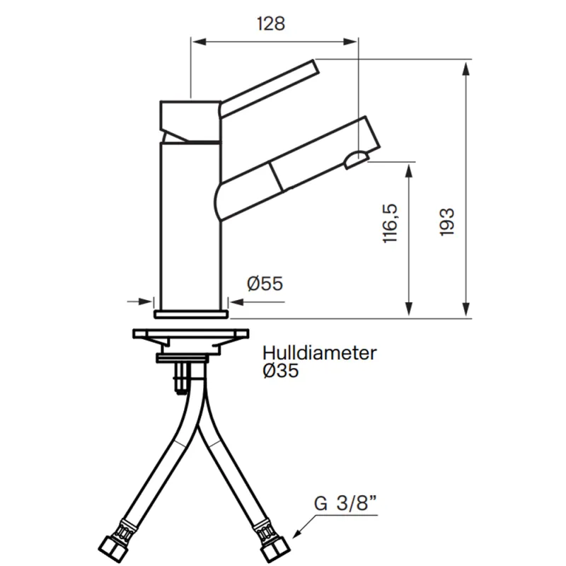 Tapwell BI071 servantbatteri