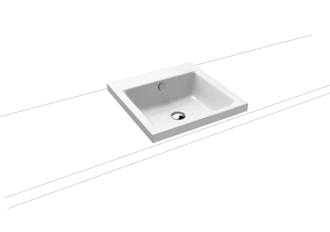 Hovedbilde Kaldewei PURO Mod 3153 Toppmontert Servant, 46x46 cm, Alpine White, 0 ...