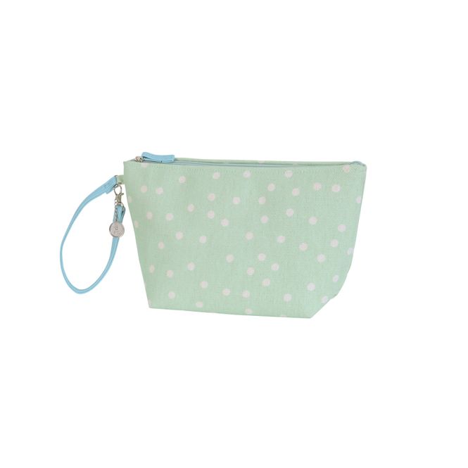Hovedbilde Handed By Liten veske canvas soft matcha Grønn med glidelås