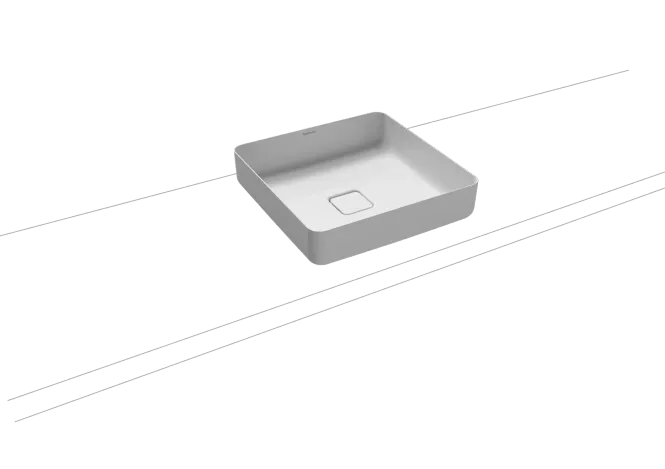 Hovedbilde Kaldewei MIENA Mod 3184 Toppmontert Servant, 40x40 cm, Alpine White, ...