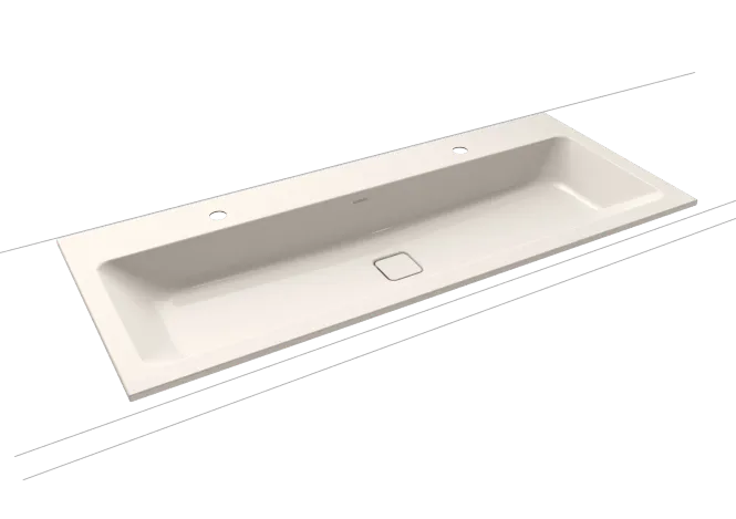 Hovedbilde Kaldewei CONO Mod 3082 Dobbel Nedfelt Servant, 120x50 cm, Pergamon, 2 ...