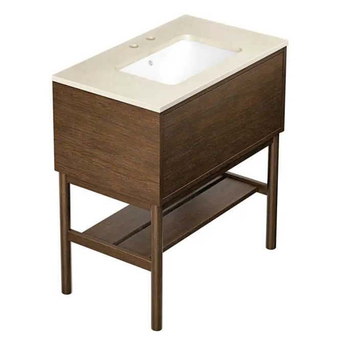 Hovedbilde Gustavsberg Ducentic Servantskap 80 cm med Benramme, Beige Royal ...