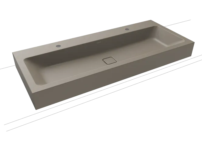 Hovedbilde Kaldewei CONO Mod 3091-D Dobbel Vegghengt Servant, 120x50 cm, Warm ...