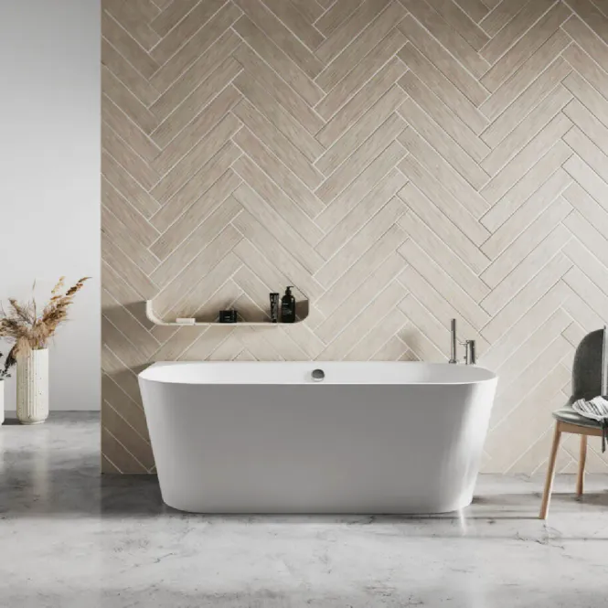 Hovedbilde Strømberg Nino Back-To-Wall Badekar 155/165 cm