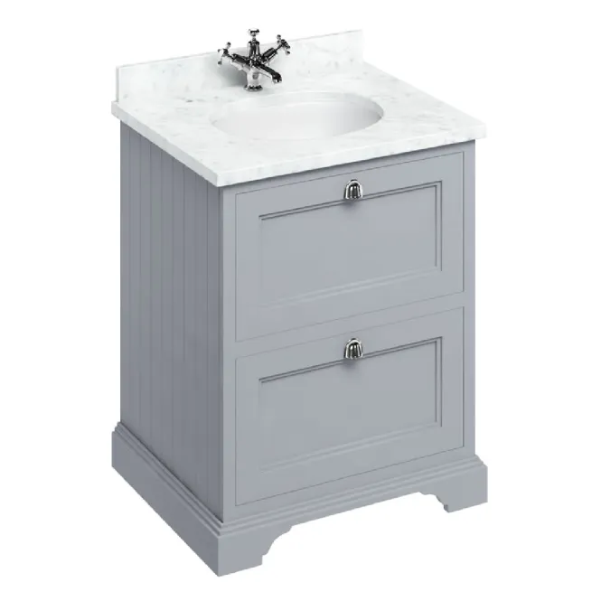 Hovedbilde Burlington servantskap 67x55 cm med benkeplate/underlimt servant