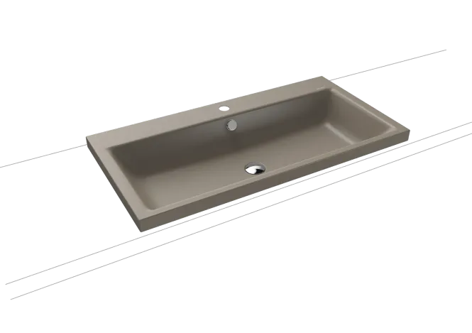 Hovedbilde Kaldewei PURO Mod 3155 Toppmontert Servant, 90x46 cm, Warm Grey 60, 1 ...