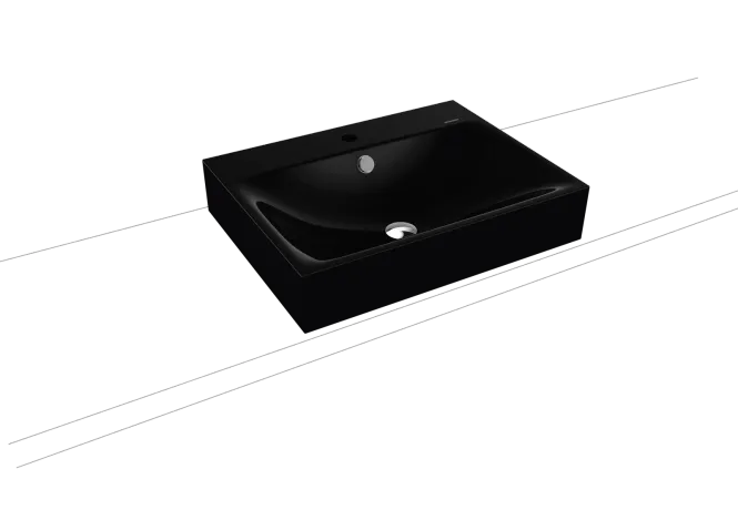 Hovedbilde Kaldewei SILENIO Toppmontert Servant Mod 3042 60x46 cm, Black, 1 ...