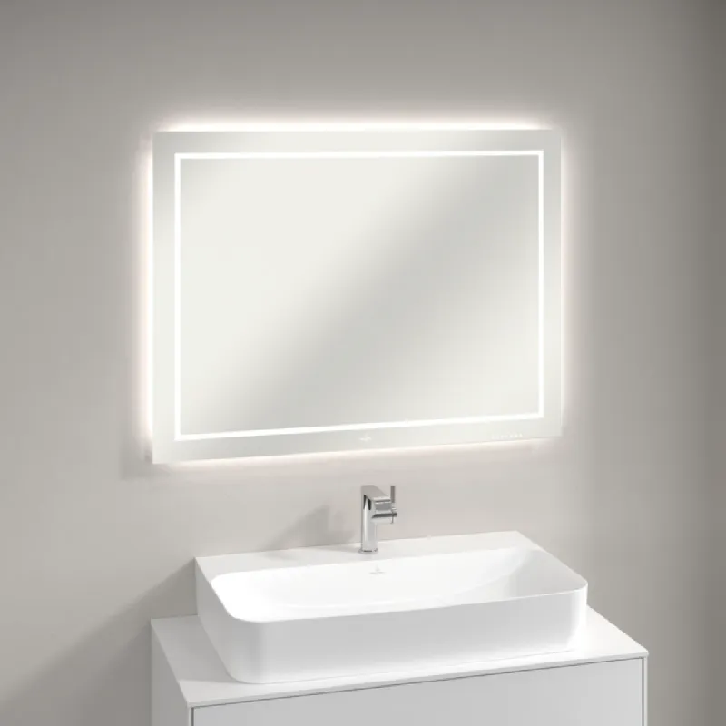 Villeroy & Boch Finion speil 60-160 cm med belysning - Med Emotion-lys