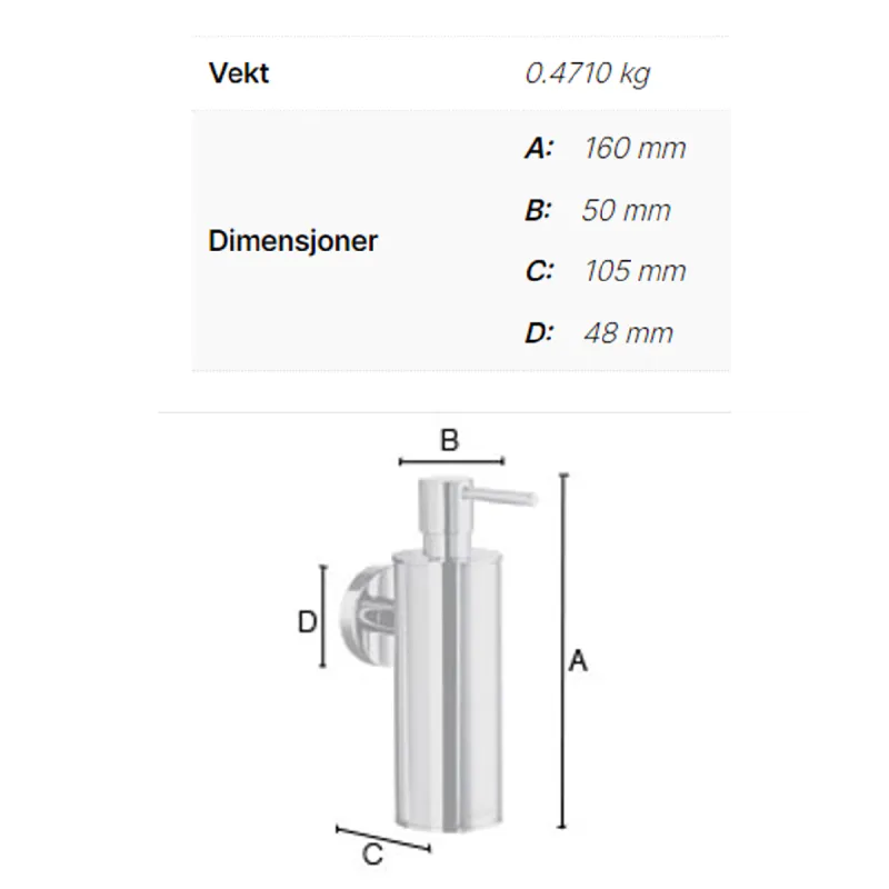 Smedbo Home såpedispenser