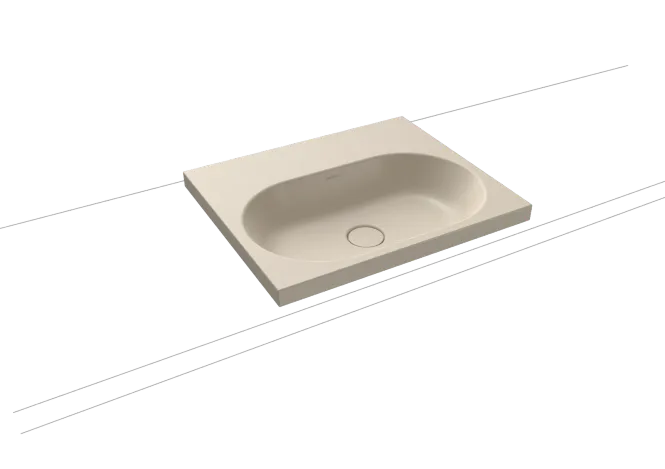 Hovedbilde Kaldewei CENTRO Mod 3055 Toppmontert Servant, 60x50 cm, Warm Beige ...