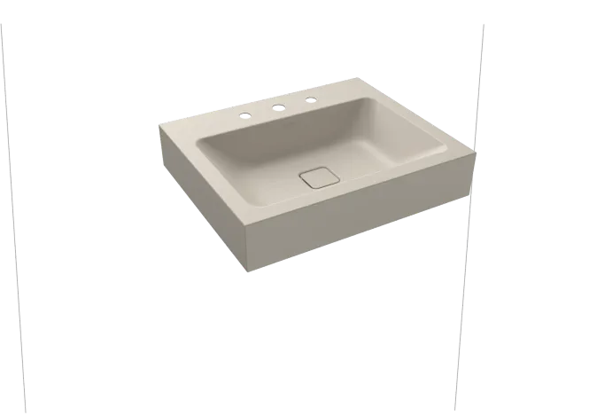 Hovedbilde Kaldewei CONO Mod 3089 Vegghengt Servant, 60x50 cm, Warm Grey 10, 3 ...
