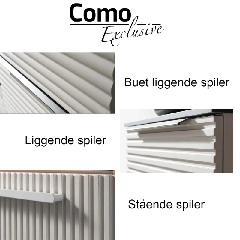 Scala Bad Como 75 cm servantskap - Exclusive fronter