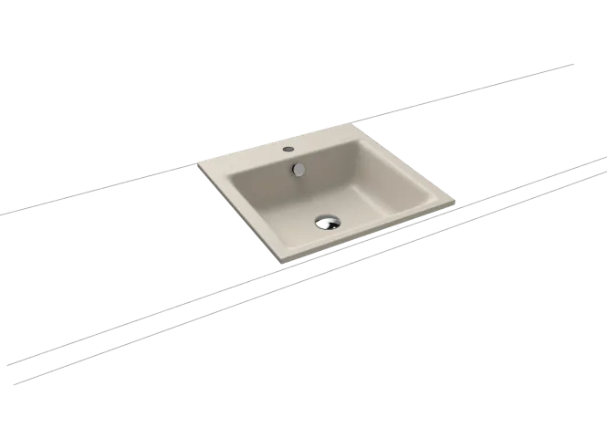 Hovedbilde Kaldewei PURO Mod 3150 Nedfelt Servant, 46x46 cm, Warm Grey 10, 1 ...